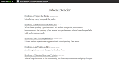 Desktop Screenshot of fabien.potencier.org